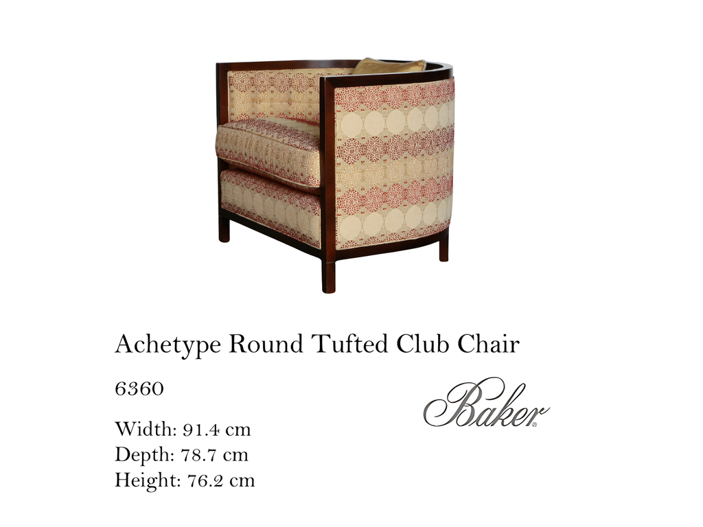 ARCHETYPE ROUND TUFFTED CLUB CHAIR