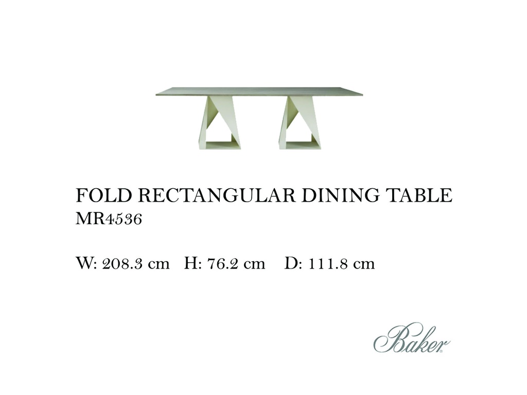 FOLD RECTANGULAR DINING TABLE