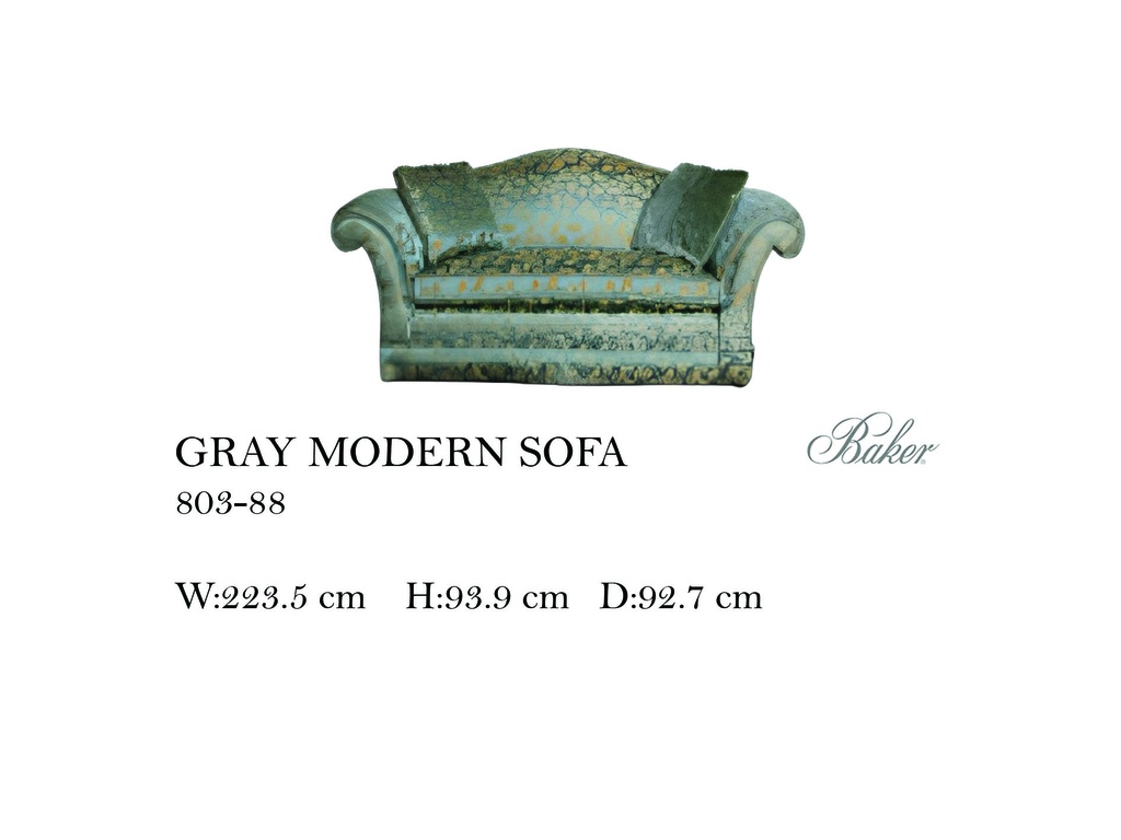 GRAY MODERN SOFA