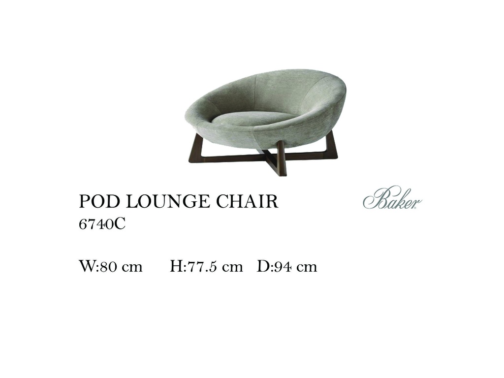POD LOUNGE CHAIR BY BARBARA BARRY