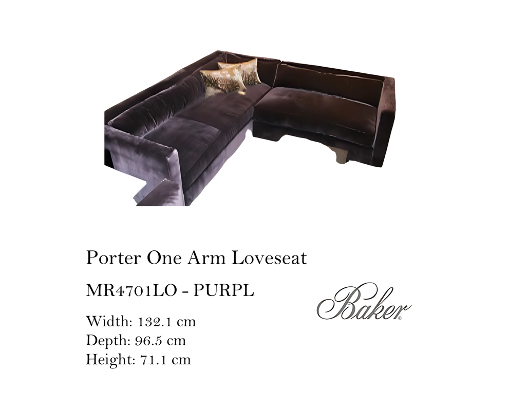 PORTER ONE ARM LOVESEAT - RIGHT ARM