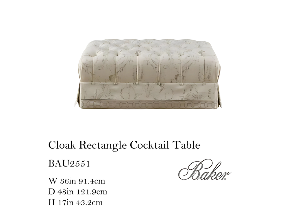 CLOAK RECTANGULAR COCKTAIL TABLE