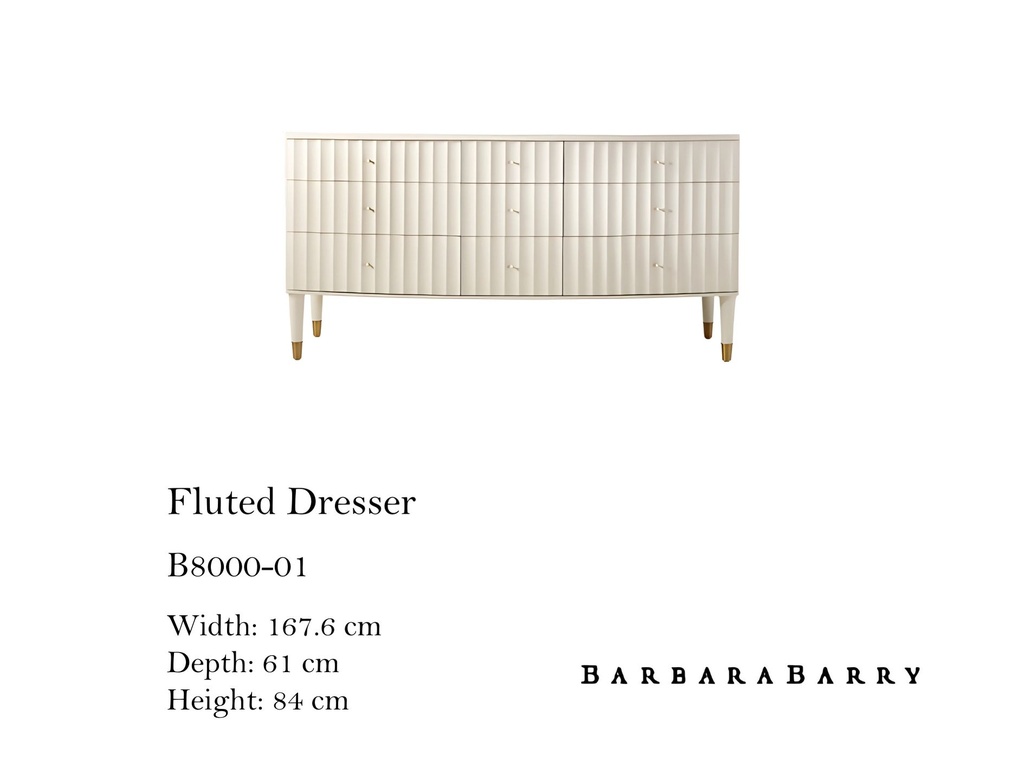 FLUTED DRESSER