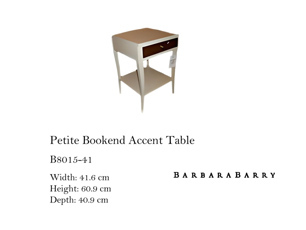 PETITE BOOKEND ACCENT TABLE