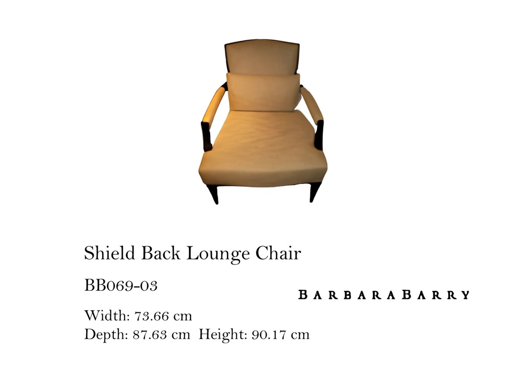 SHIELD BACK LOUNGE CHAIR