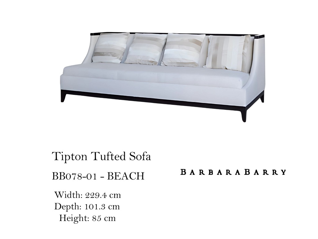 TIPTON TUFFTED SOFA