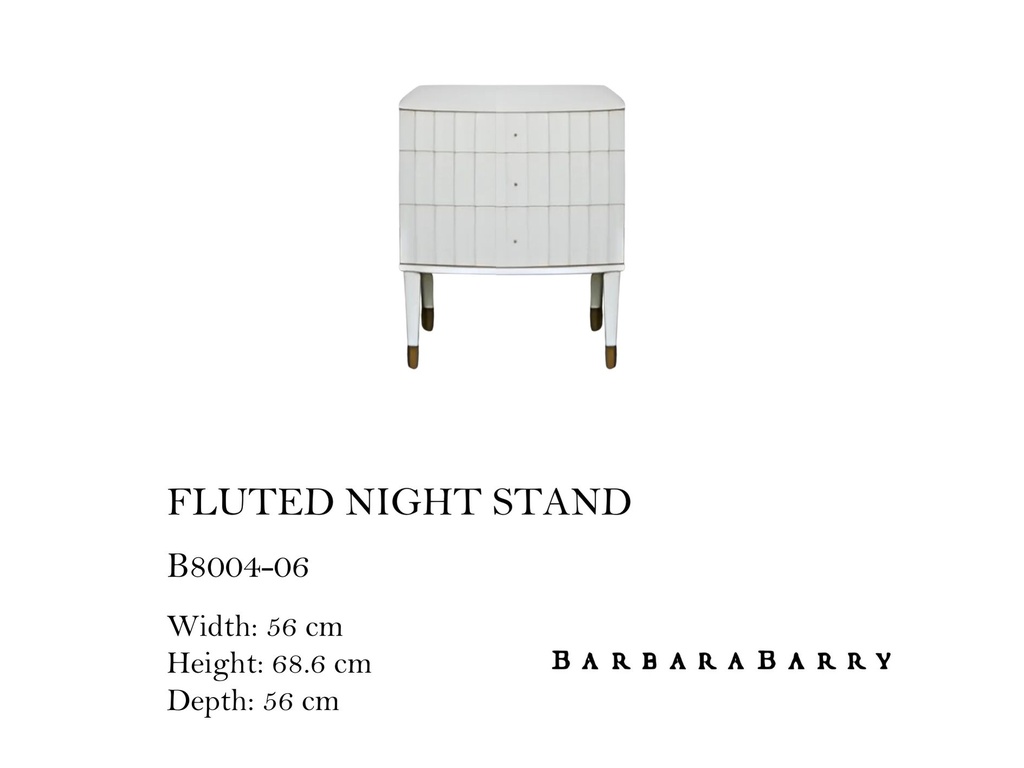 FLUTED NIGHT STAND