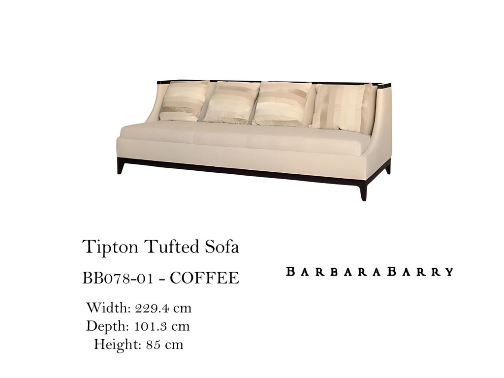 TIPTON TUFFTED SOFA