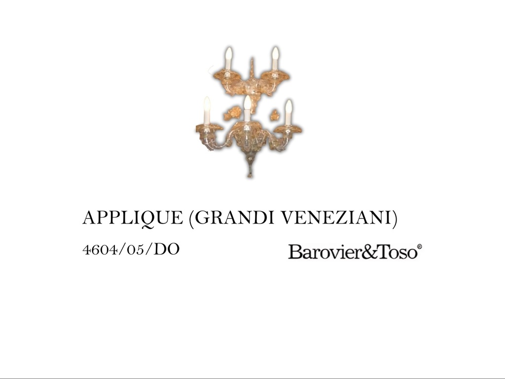 APPLIQUE (GRANDI VENEZIANI)