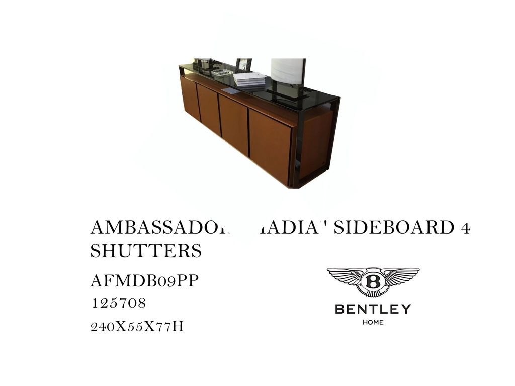 AMBASSADOR "MADIA" SIDEBOARD 4 SHUTTERS