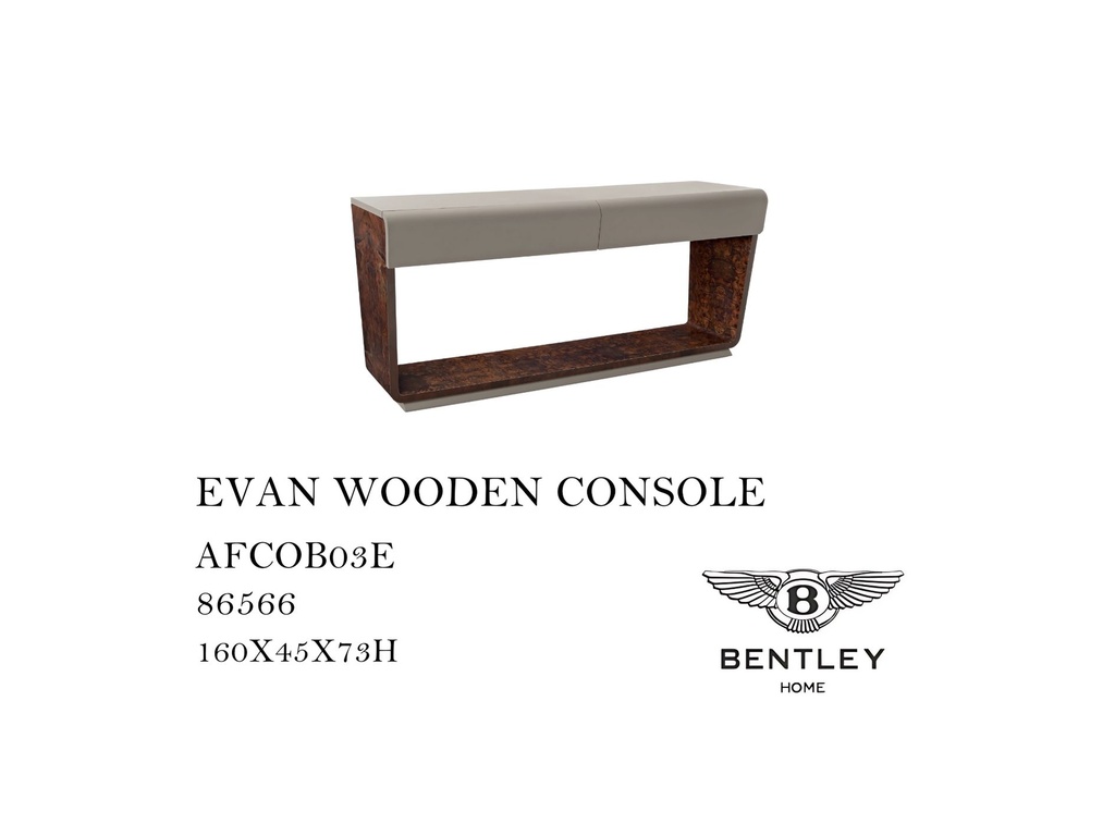 EVAN WOODEN CONSOLE