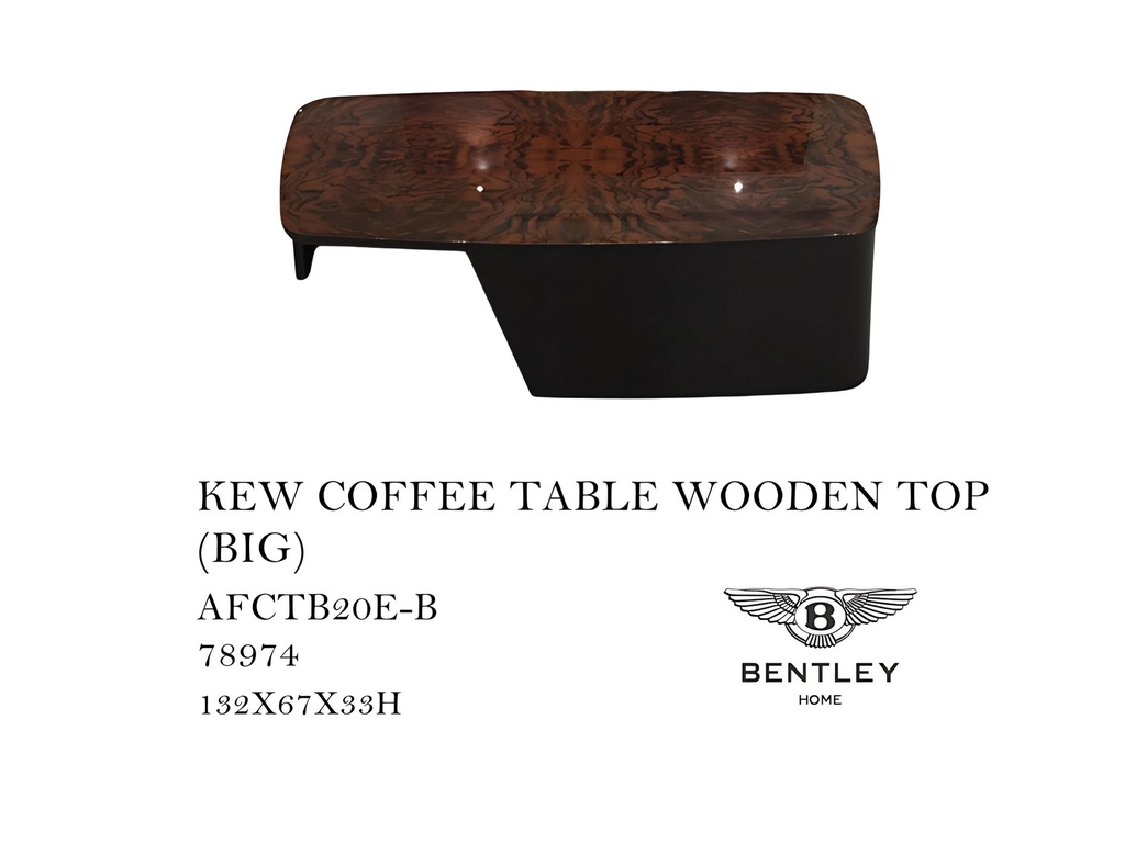 KEW COFFEE TABLE WOODEN TOP(BIG)