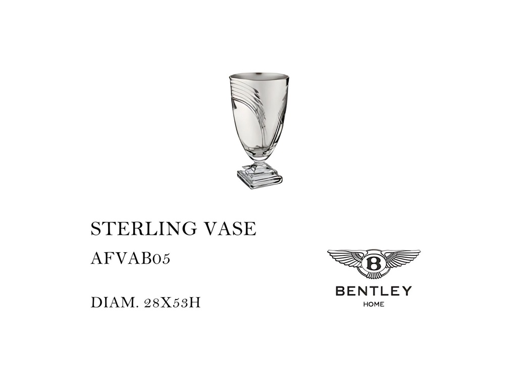 STERLING VASE