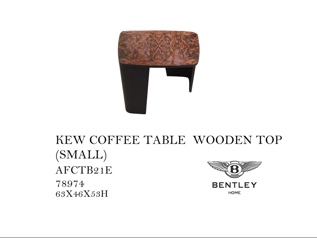 KEW COFFEE TABLE WOODEN TOP(SMALL)