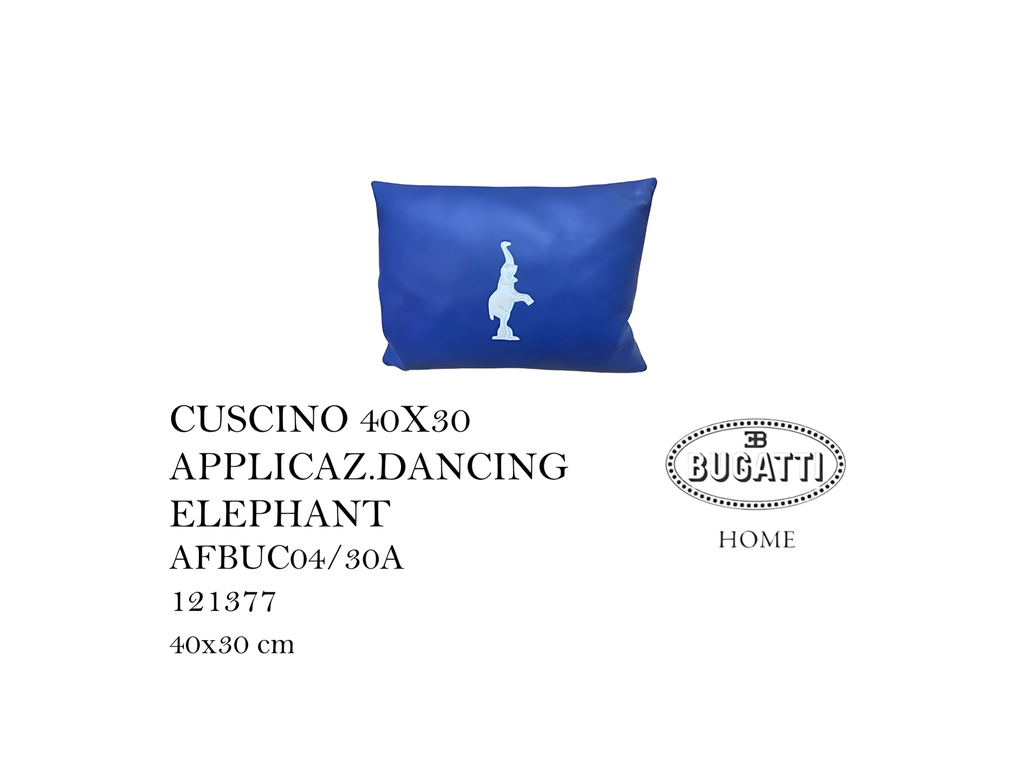 CUSCINO 40X30 APPLICAZ.DANCING ELEPHANT