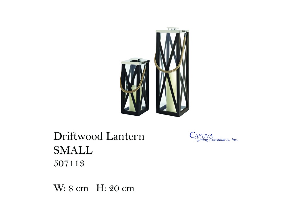 Driftwood Lantern SMALL
