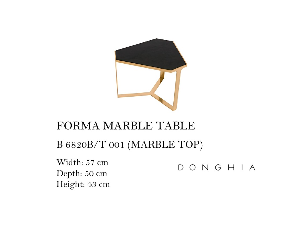 FORMA MARBLE TABLE