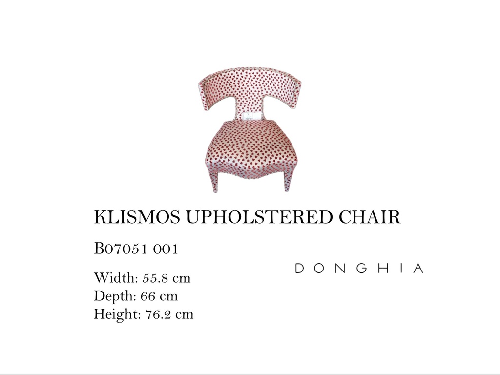 KLISMOS UPHOLSTERED CHAIR