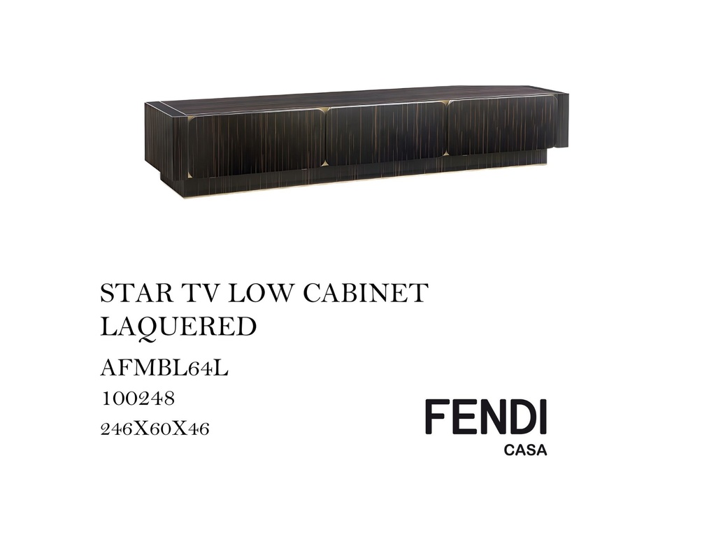 STAR TV LOW CABINET LAQUERED