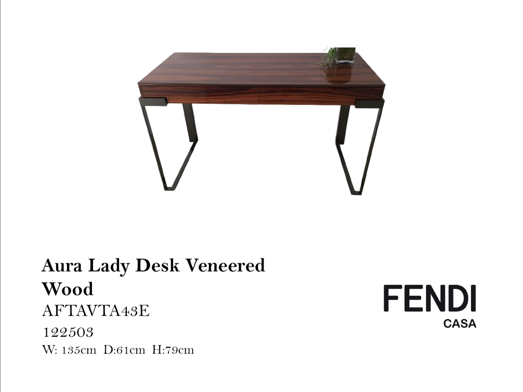 AURA LADY DESK VENEERED WOOD