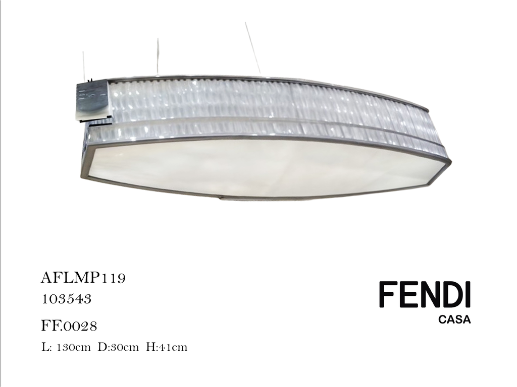 ORIONE CRYSTAL ELLYPSE OVAL SUSPENSION