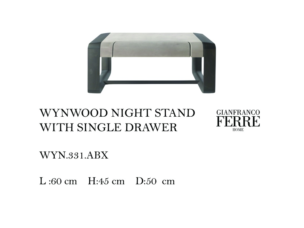 WYNWOOD NIGHT TABLE WITH 1 DRAWER