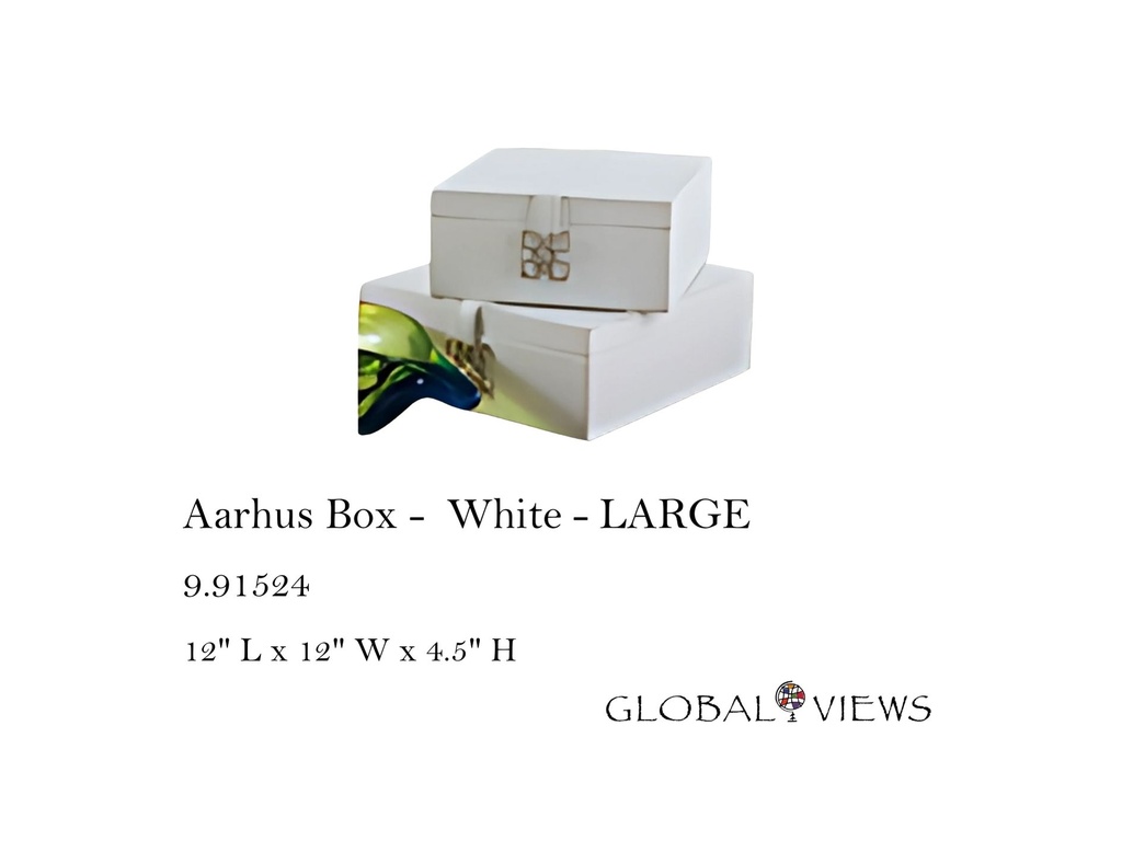 AARHUS BOX WHITE LG