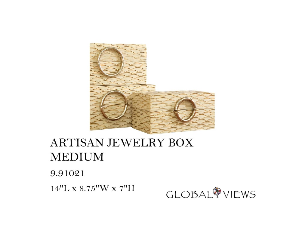 ARTISAN JEWELRY BOX - MED