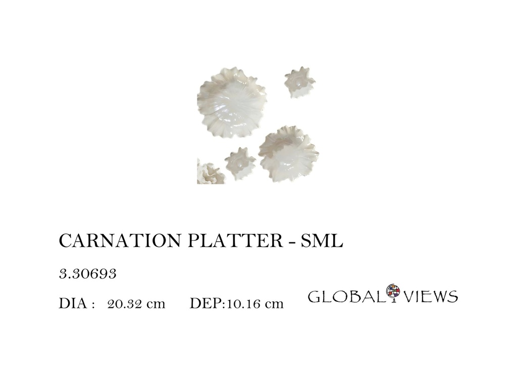 CARNATION PLATTER SMALL
