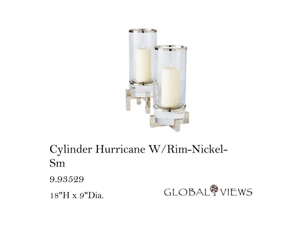 Cylinder Hurricane W/Rim-Nickel-Sm