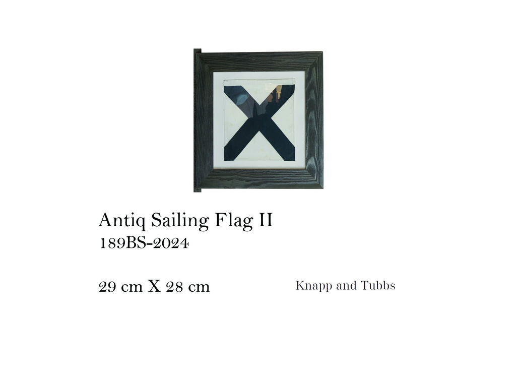 ANTIQ SAILING FLAG II