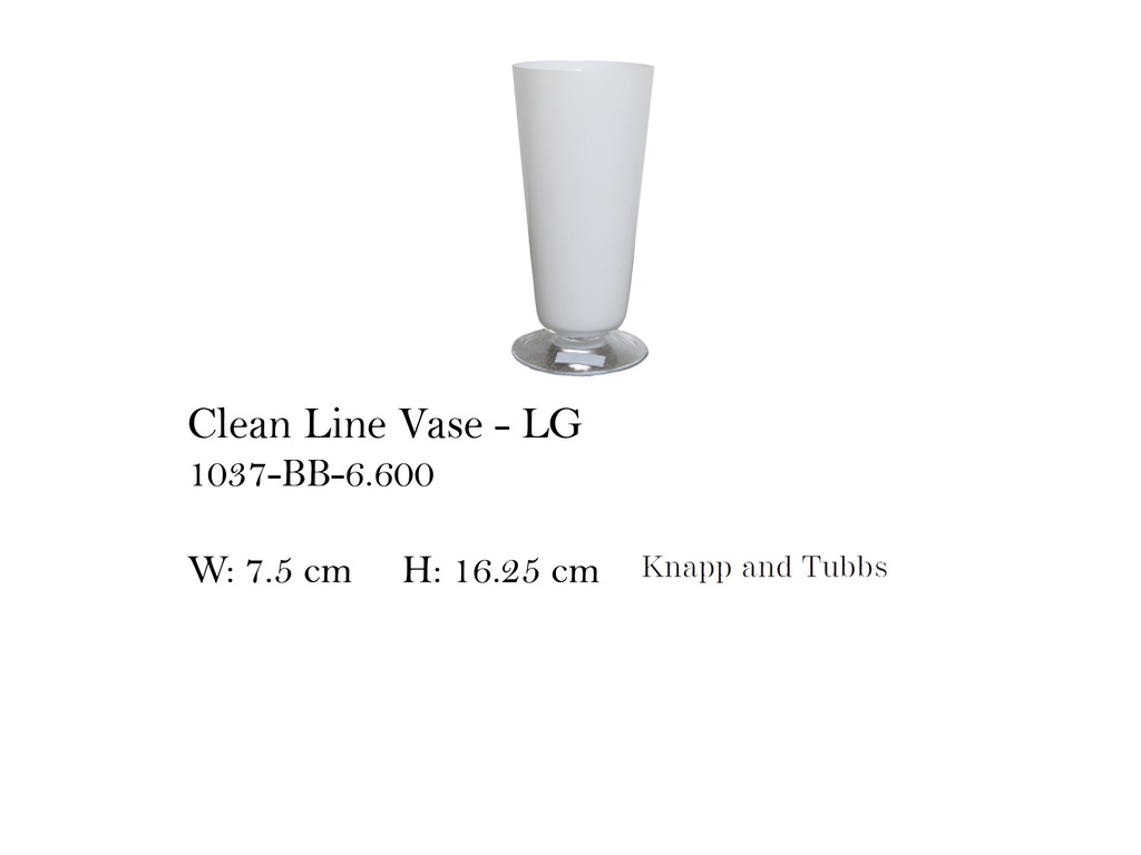 CLEAN LINE VASE-LG