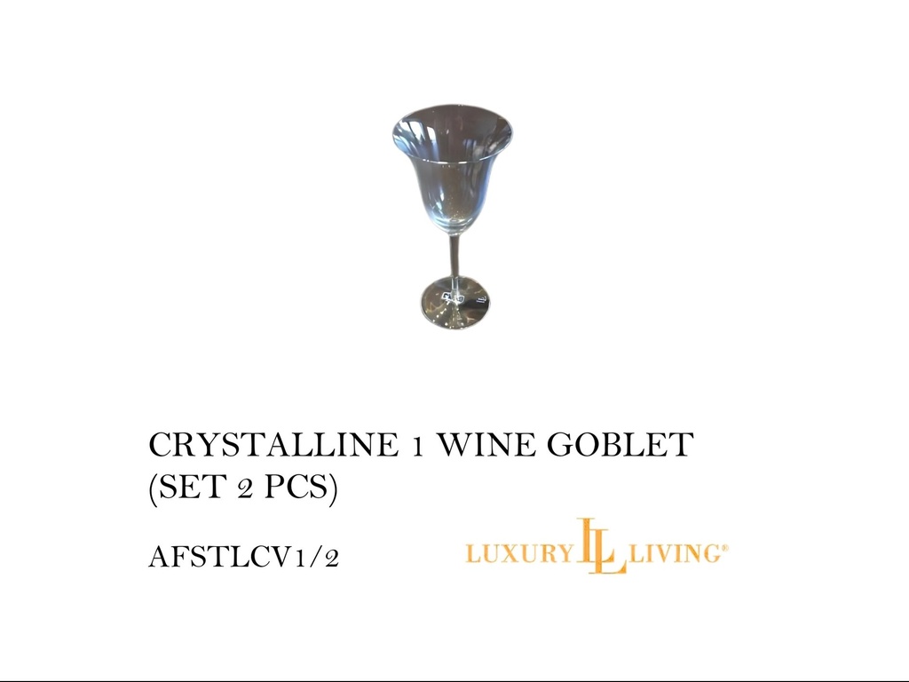 CRYSTALLINE 1 WINE GOBLET (SET 2 PCS)