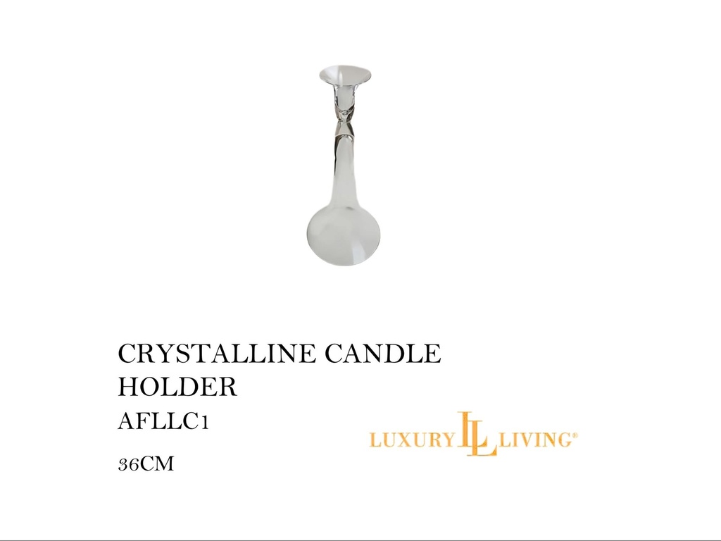 CRYSTALLINE CANDLE HOLDER