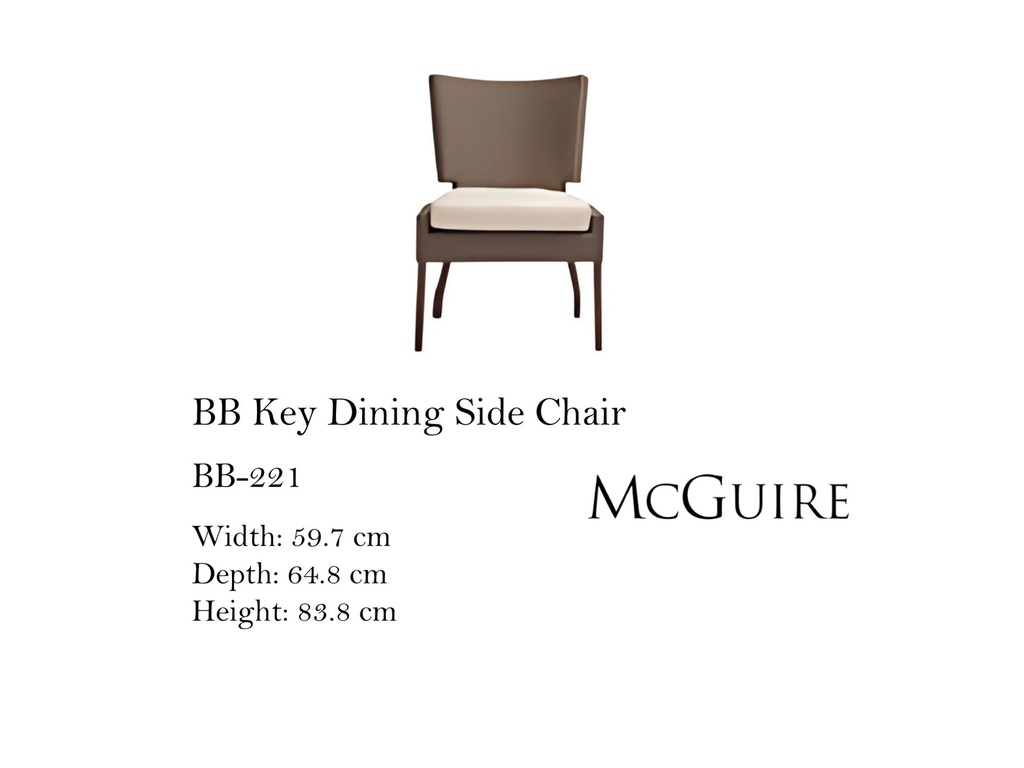 BB KEY DINING SIDE CHAIR