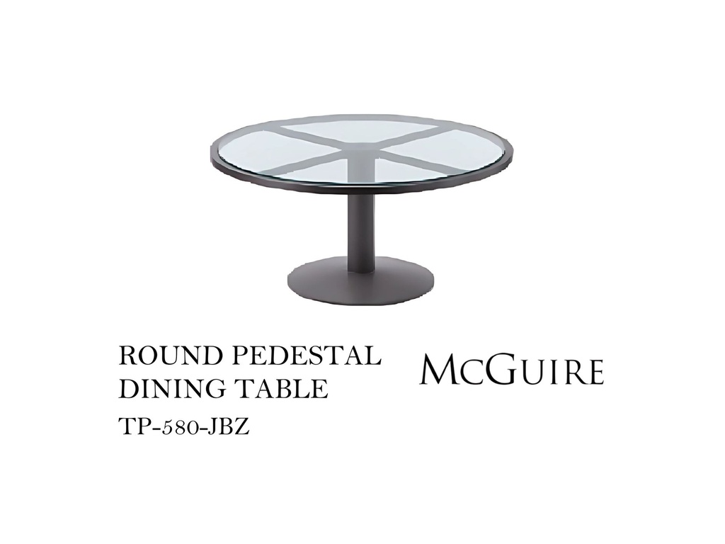 ROUND PEDESTAL DINING TABLE