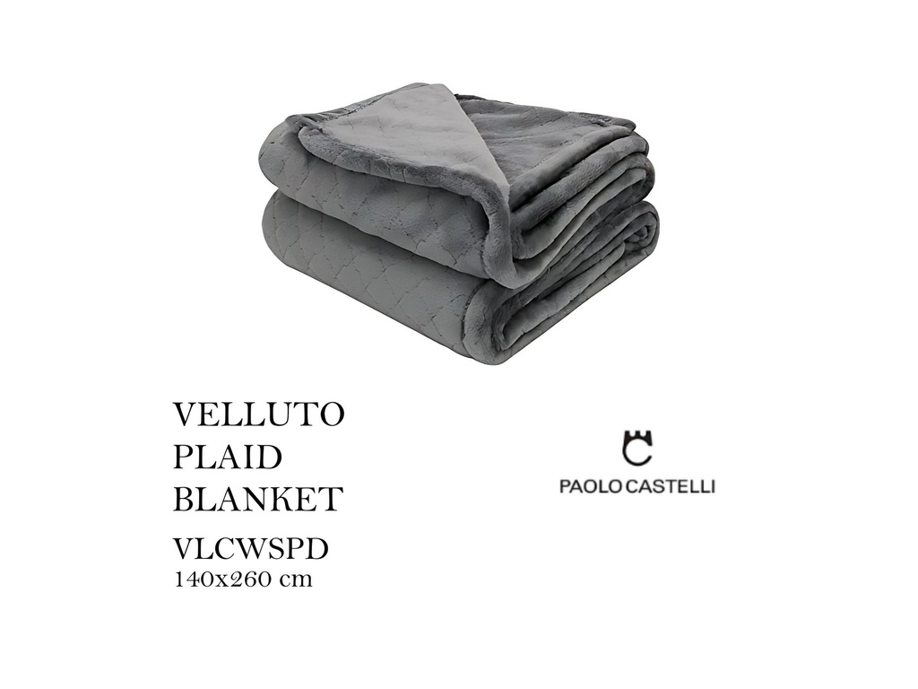 VELLUTO PLAID BLANCKET