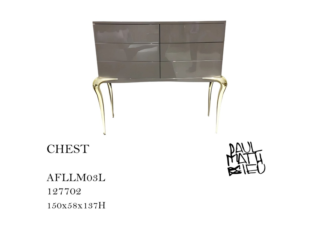 CONTOUR CHEST OF DRAWERS LACQUERED
