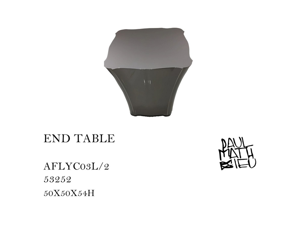 CONTOUR COFFEE TABLE LACQUERED - TAUPE
