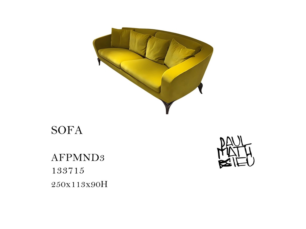 CARA SOFA 3 SEATER SOFA