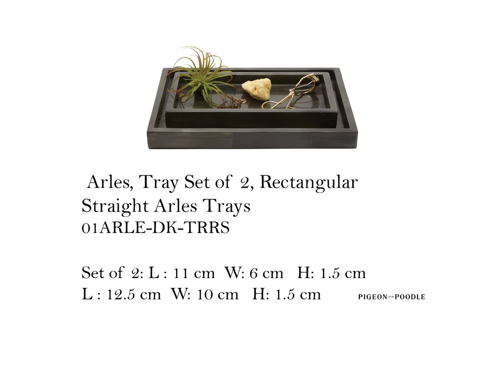 ARLES TRAY SET OF 2