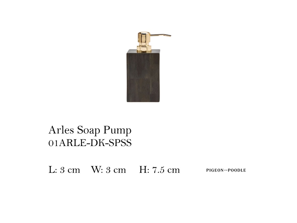 ARLES SOAP PUMP.