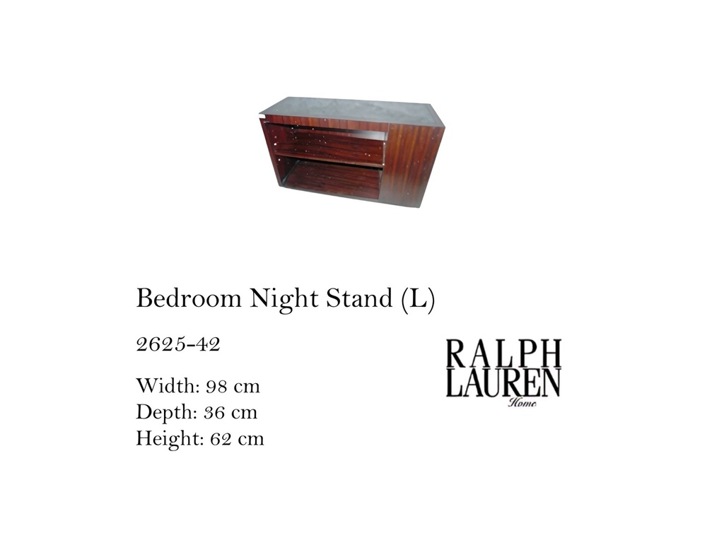 BEDROOM NIGHT STAND - LEFT
