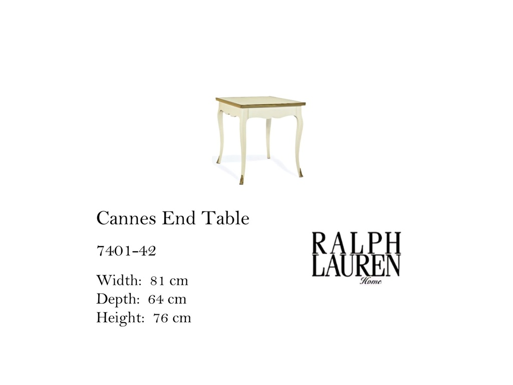 CANNES ESTATE END TABLE      0492-48138