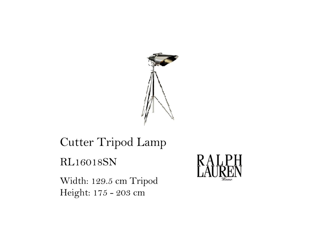 CUTTER TRIPOD LAMP