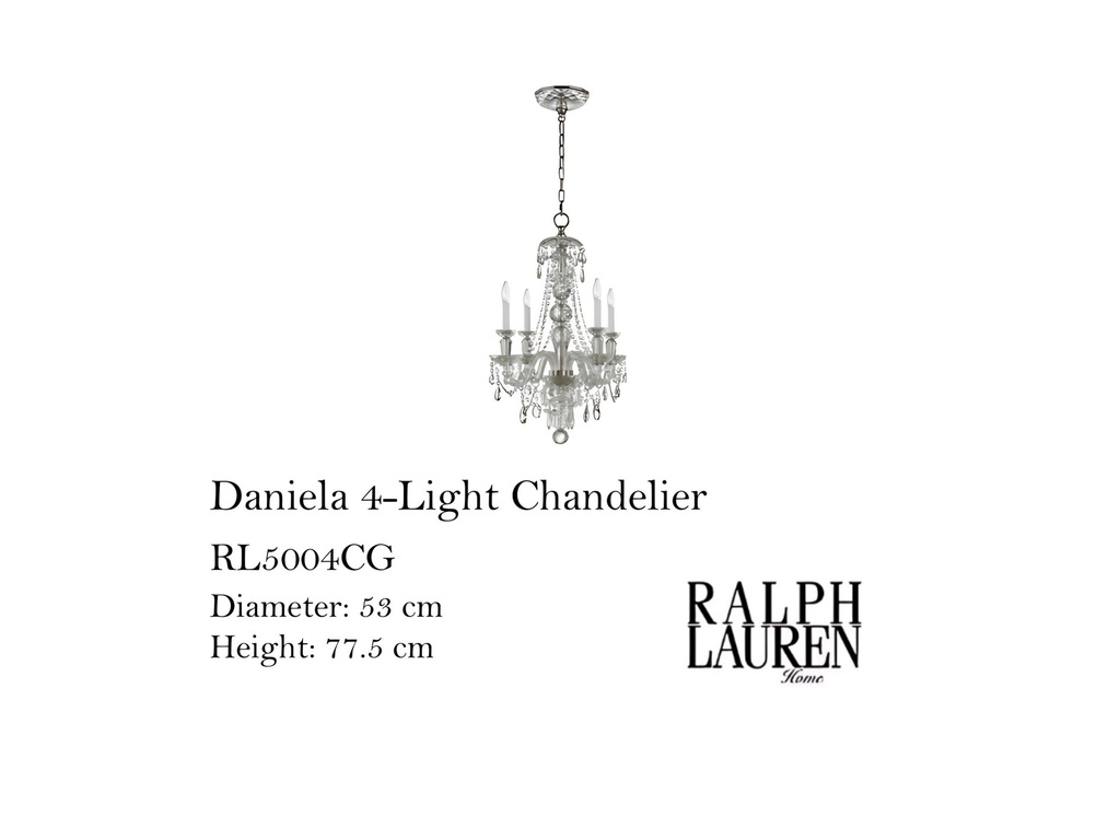 DANIELA 4-LIGHT CHANDELIER