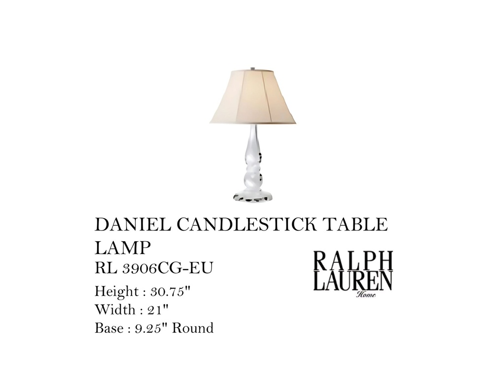 DANIELA CANDLESTICK TABLE LAMP