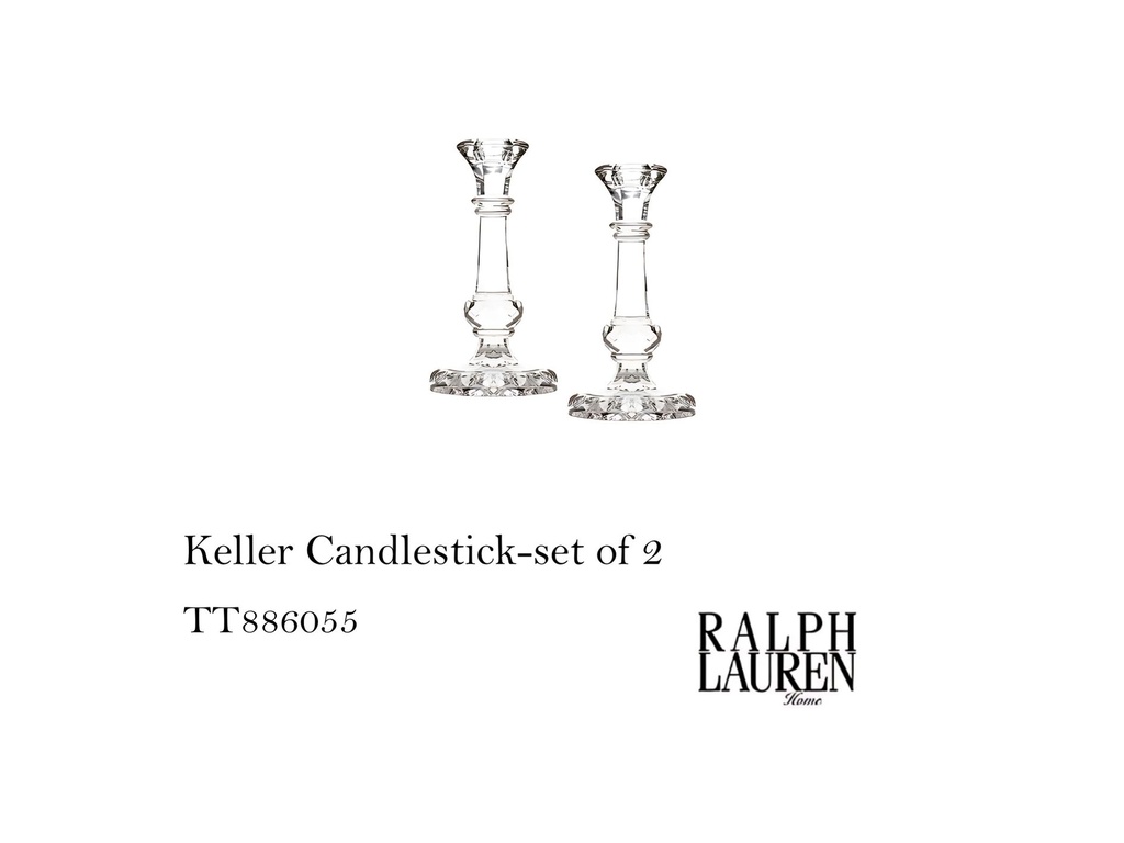 KELLER CANDLESTICK-PAIR