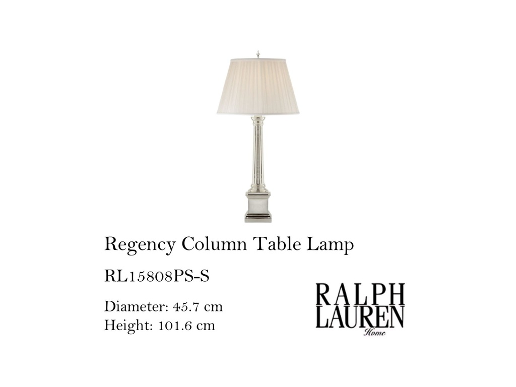 REGENCY COLUMN TABLE LAMP