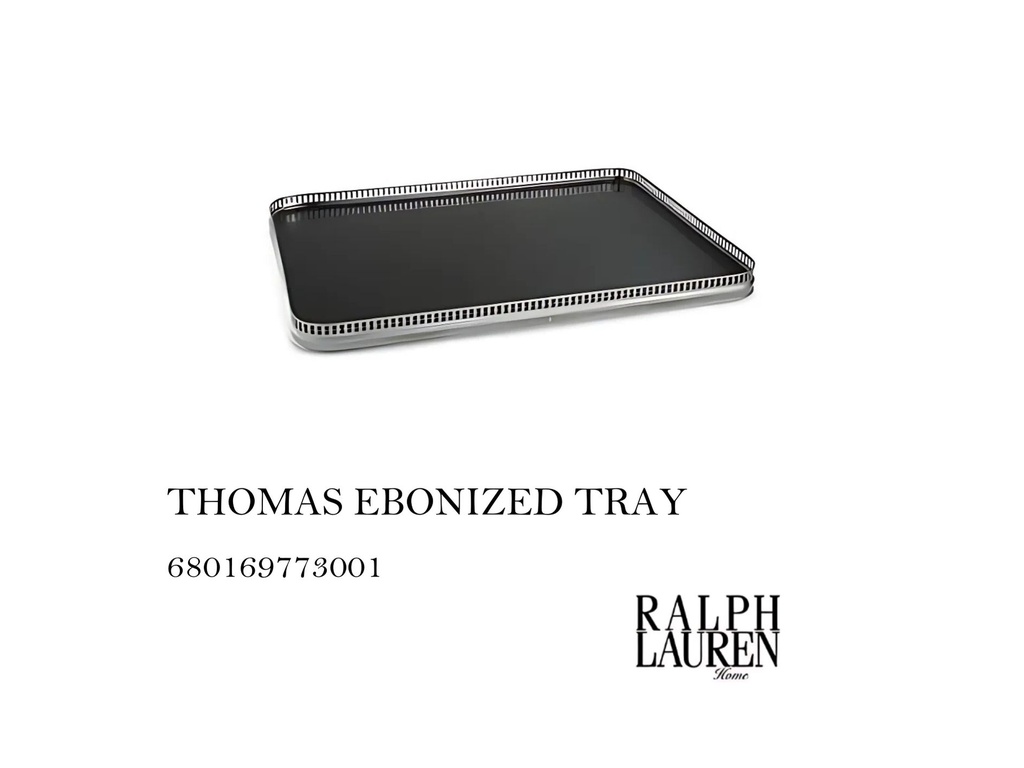 THOMAS EBONIZED TRAY